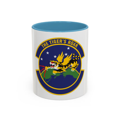 614 Air and Space Communications Squadron AFSPC (U.S. Air Force) Accent Coffee Mug