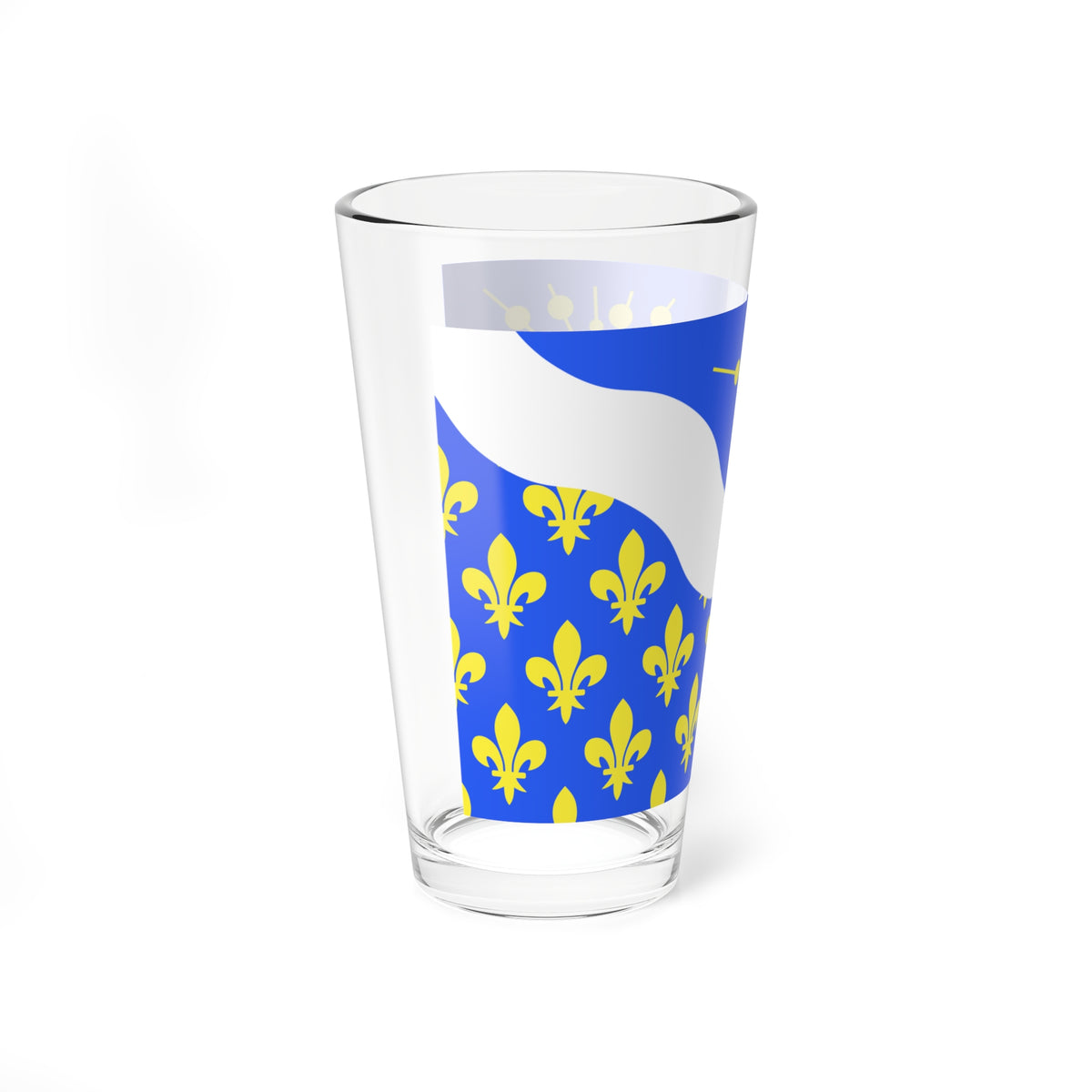 Drapeau fr departement Essonne (France) Pint Glass 16oz