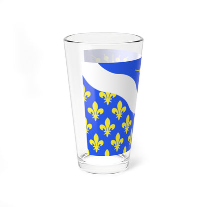Drapeau fr departement Essonne (France) Pint Glass 16oz
