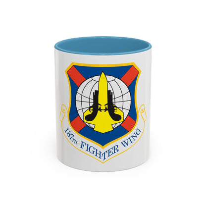 187th Fighter Wing (U.S. Air Force) Accent Coffee Mug