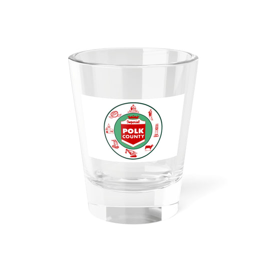 Flag of Polk County Florida (United States) Shot Glass 1.5oz