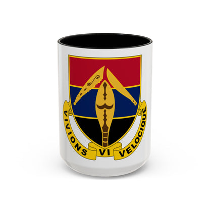 351 Armored Field Artillery Battalion (U.S. Army) Accent Coffee Mug