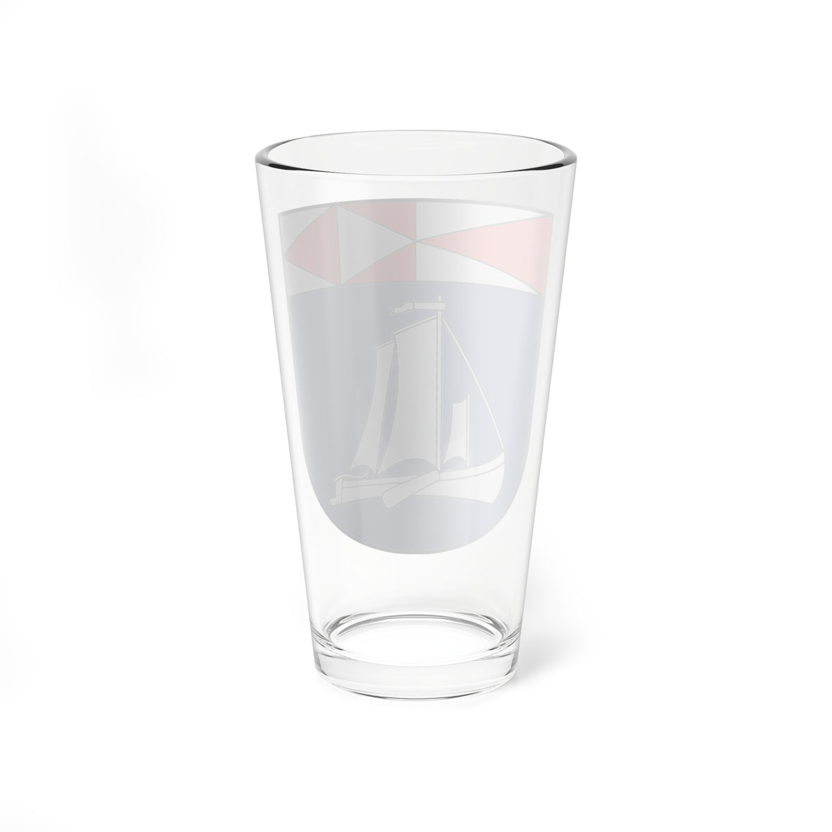 Rusnės herbas (Lithuania) (Coat of Arms) Pint Glass 16oz