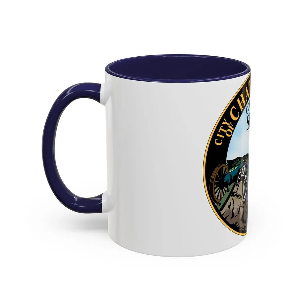 Seal of Chattanooga Tennessee - Accent Coffee Mug-Go Mug Yourself