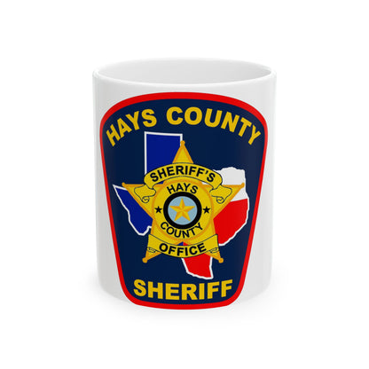 Hays County Sherrif Texas - White Coffee Mug