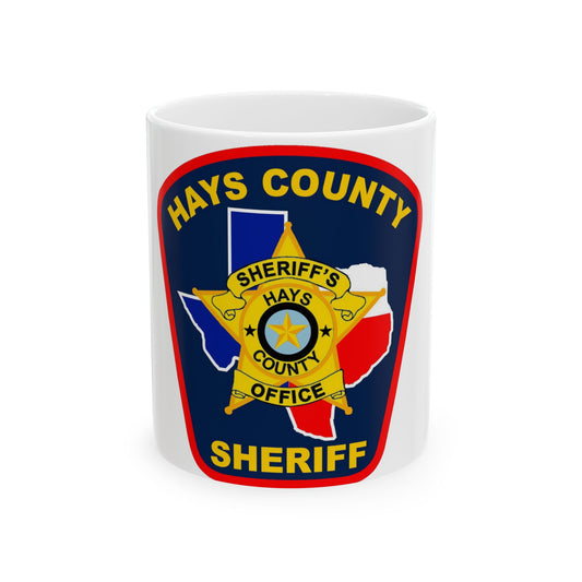 Hays County Sherrif Texas - White Coffee Mug