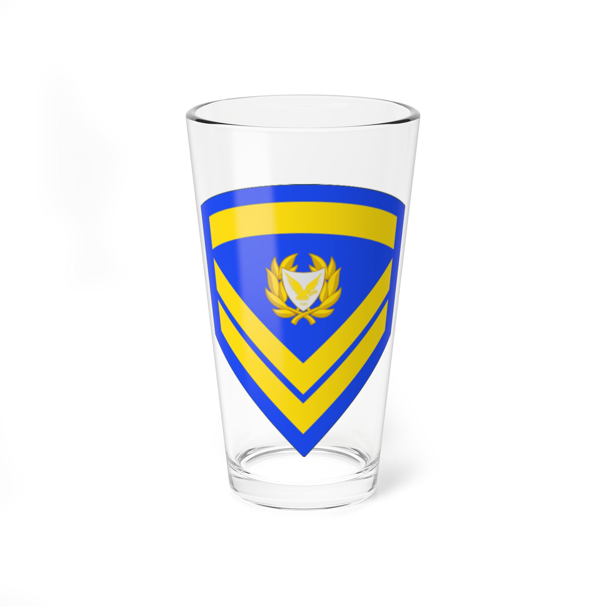 Cyprus Air Force OR 6 (Cyprus) (Military Rank) Pint Glass 16oz