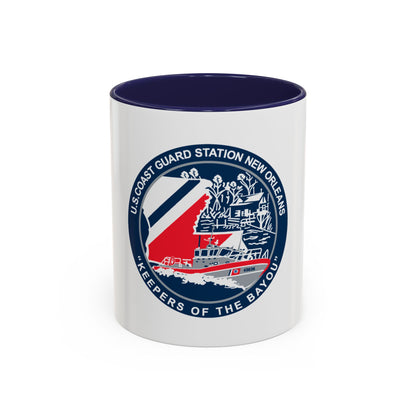 USCG Station New Orleans (U.S. Coast Guard) Accent Coffee Mug