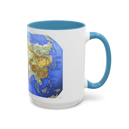 Mongol Khans and Their Legacy (1996) (Map) Accent Coffee Mug