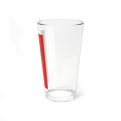 Flag of Kapospula (Hungary) Pint Glass 16oz