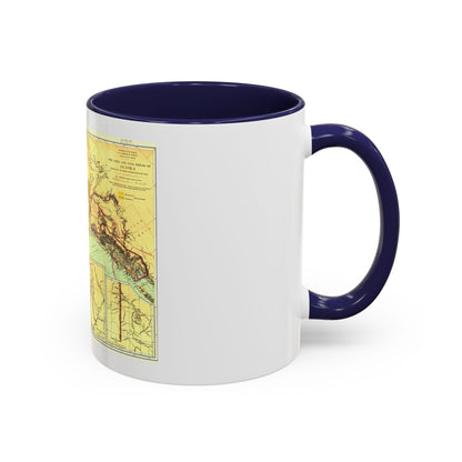 Alaska - The Gold & Coal Fields (1898) (Map) Accent Coffee Mug