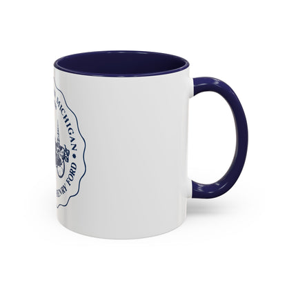 Seal of Dearborn Michigan - Accent Coffee Mug