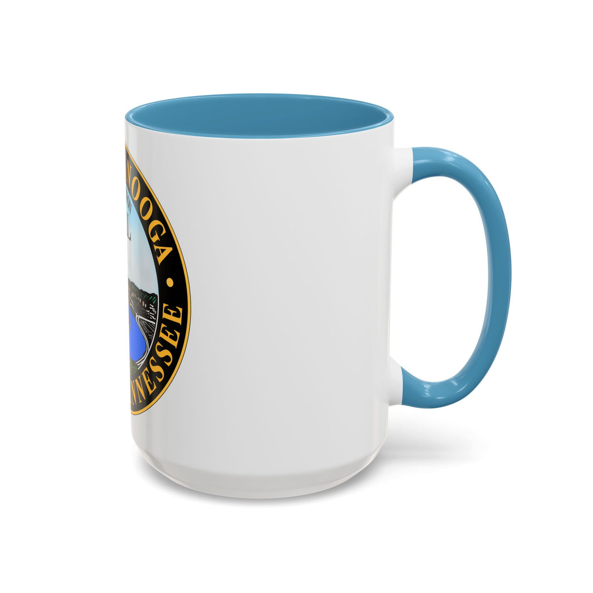 Seal of Chattanooga Tennessee - Accent Coffee Mug