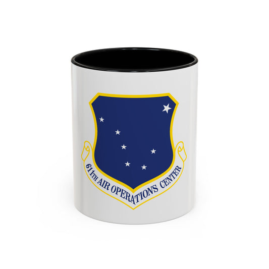 611th AOC (U.S. Air Force) Accent Coffee Mug