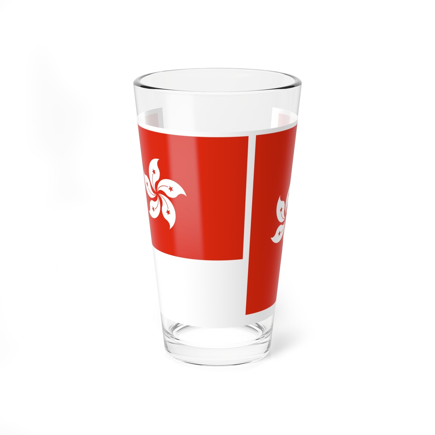 HKSAR flag hv (China) Pint Glass 16oz