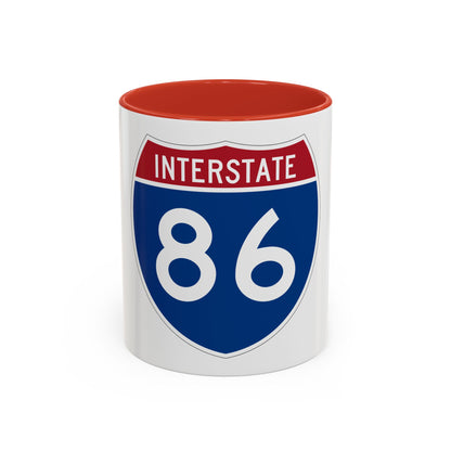Interstate 86 Pennsylvania New York (U.S. Highways) Accent Coffee Mug