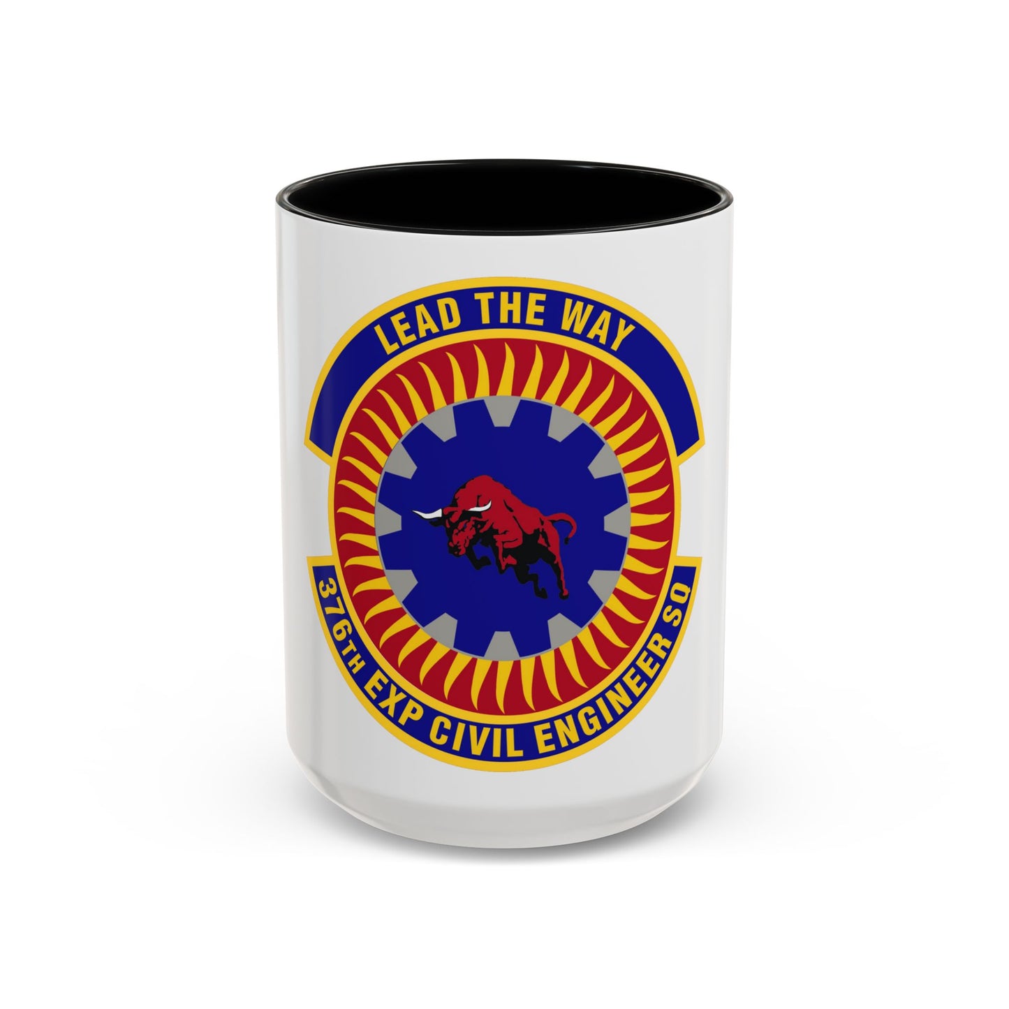 376th Expeditionary Civil Engineer Squadron (U.S. Air Force) Accent Coffee Mug