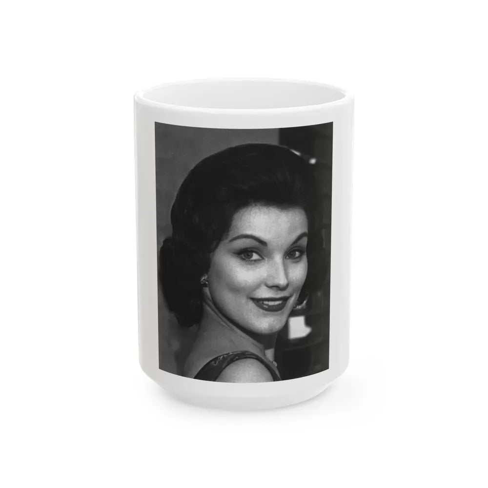 Debra Paget #506 (Vintage Female Icon) White Coffee Mug-15oz-Go Mug Yourself