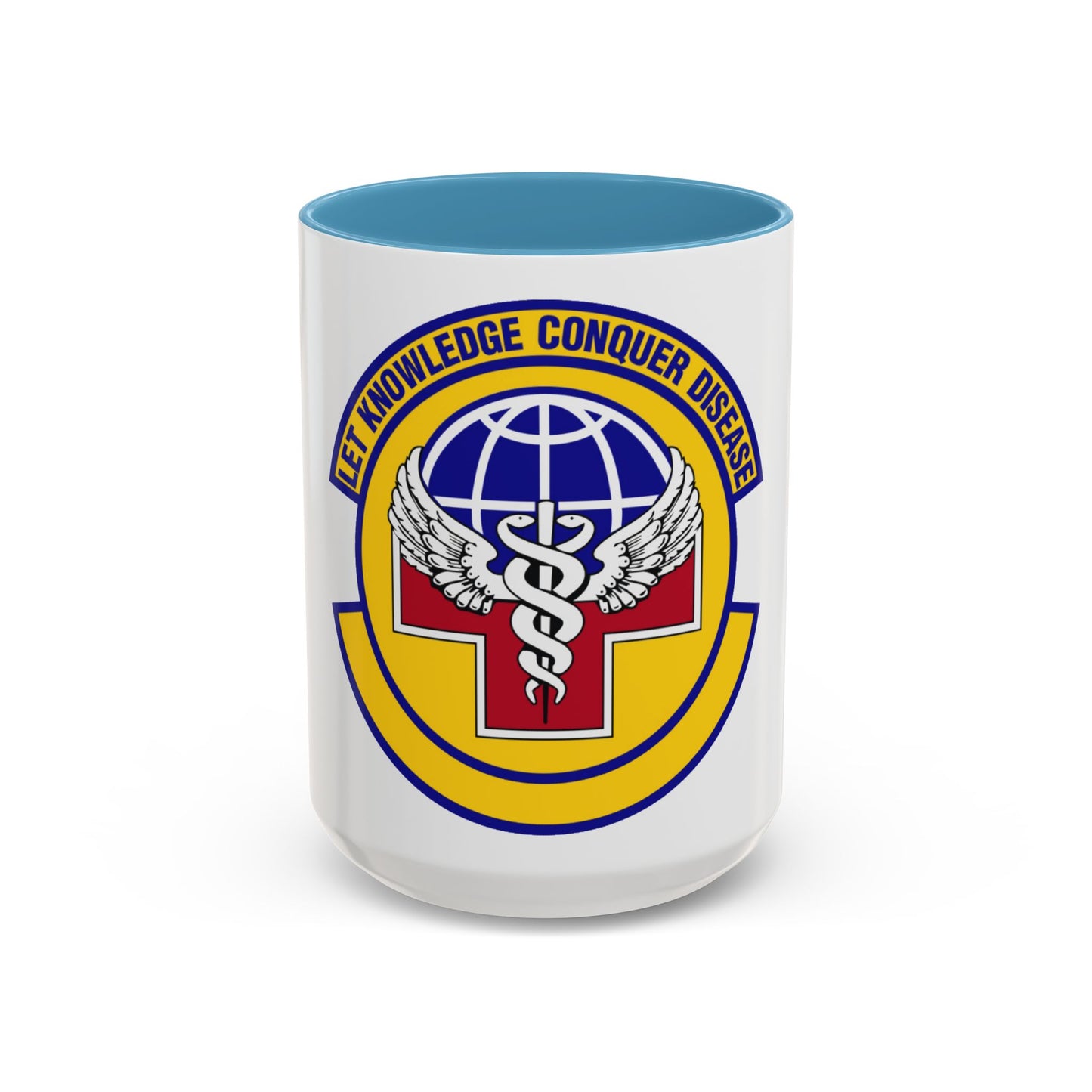 87 Healthcare Operations Squadron AMC (U.S. Air Force) Accent Coffee Mug