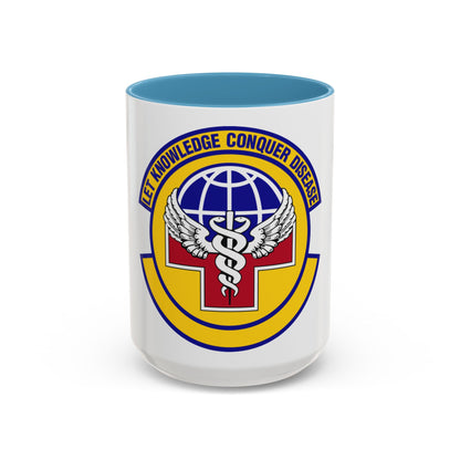 87 Healthcare Operations Squadron AMC (U.S. Air Force) Accent Coffee Mug