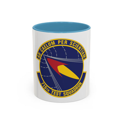 716th Test Squadron (U.S. Air Force) Accent Coffee Mug