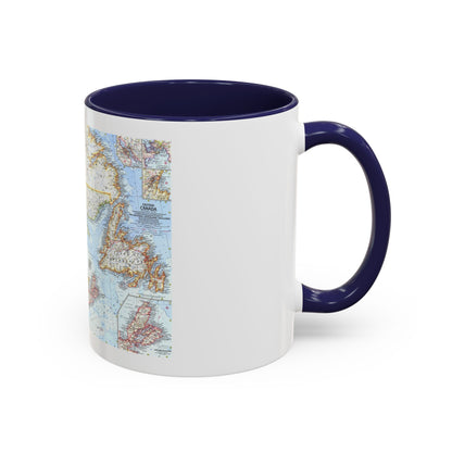 Canada - Eastern (1967) (Map) Accent Coffee Mug
