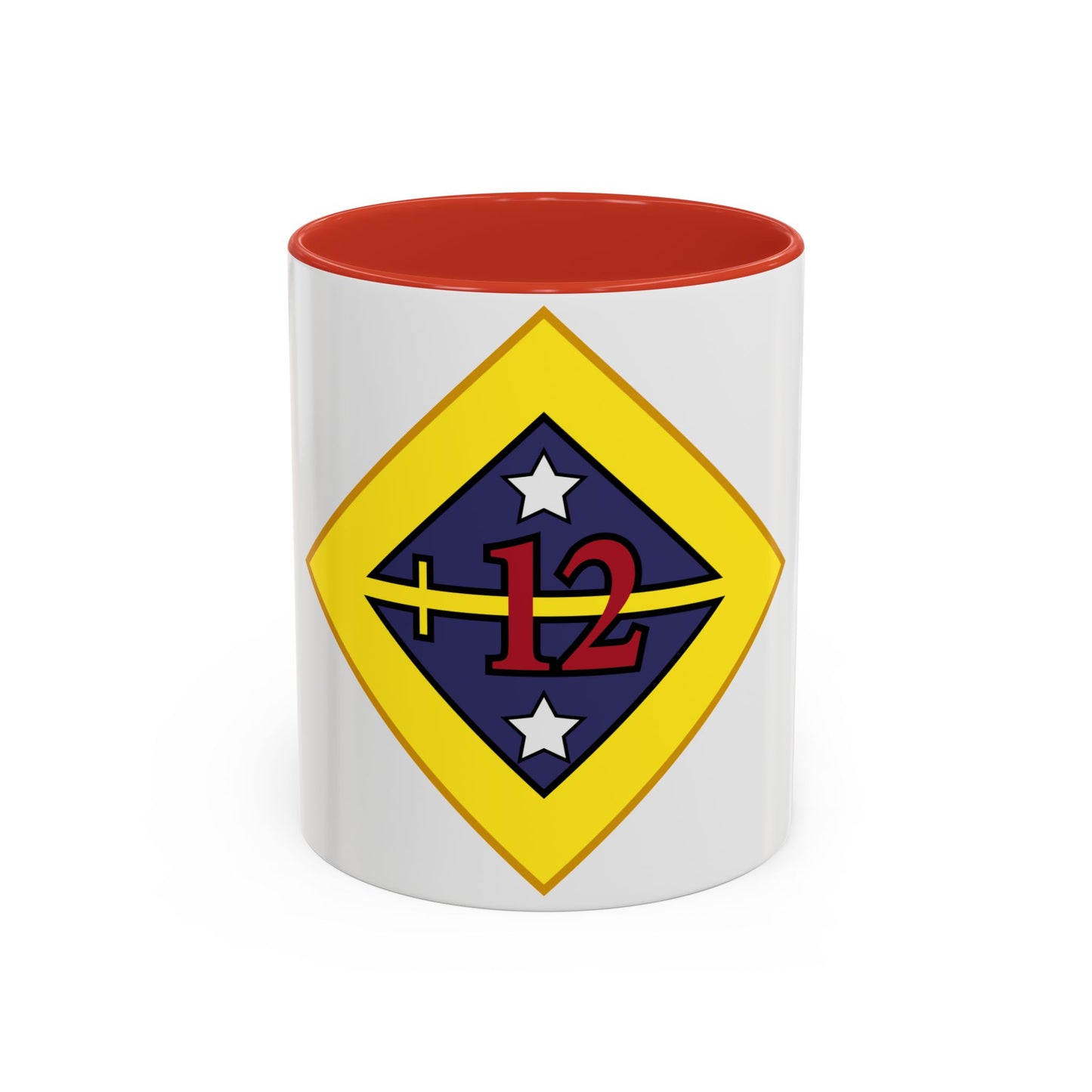 12th US division Insignia (U.S. Army) Accent Coffee Mug