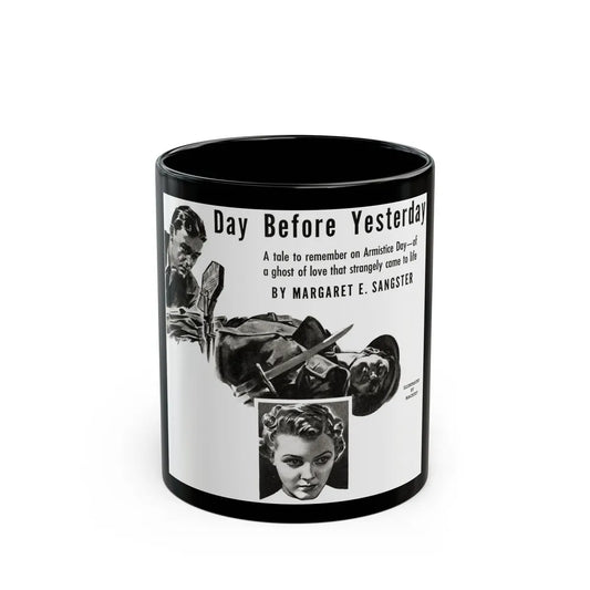 Day Before Yesterday, Liberty magazine, November 12, 1938 - Black Coffee Mug-11oz-Go Mug Yourself