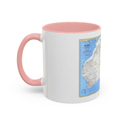 Australia (1979) (Map) Accent Coffee Mug