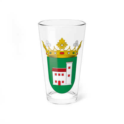 Escudo de Massanassa-Valencia (Spain) (Coat of Arms) Pint Glass 16oz