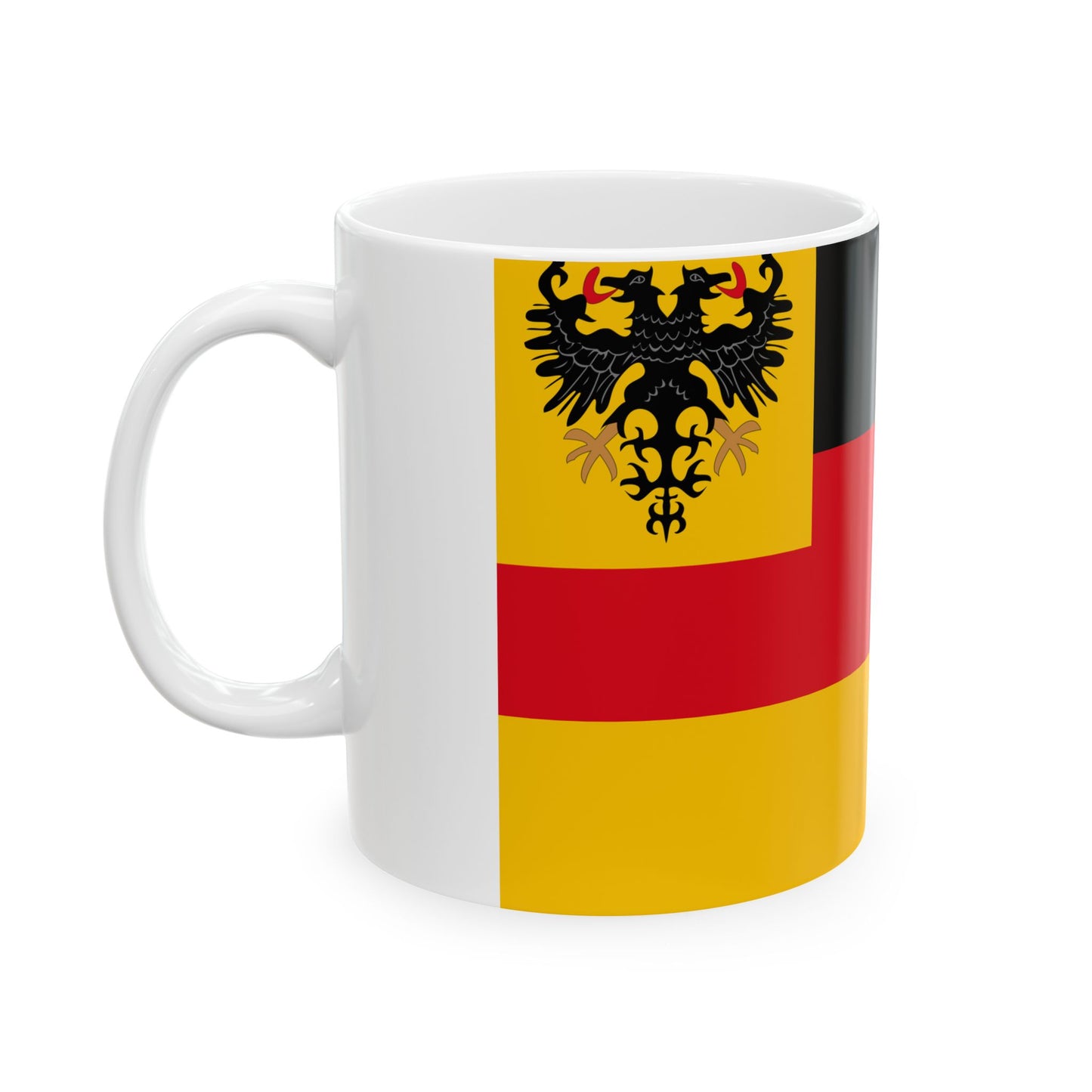 War ensign of the German Empire Navy 1848-1852 (Germany) White Coffee Mug