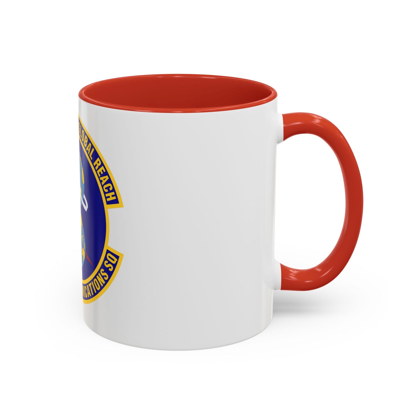608th Air Communications Squadron (U.S. Air Force) Accent Coffee Mug