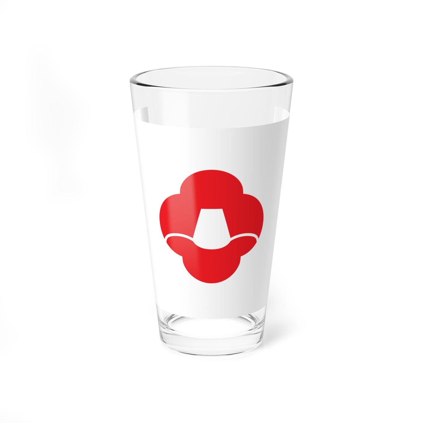 Flag of Fukushima Nagasaki 1966-2006 (Japan) Pint Glass 16oz