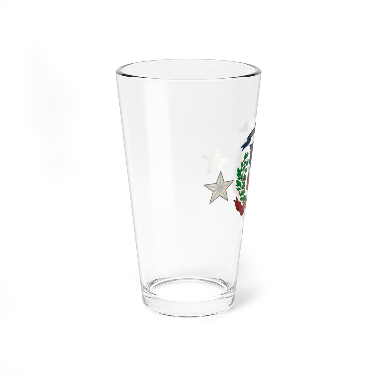 Dominican Republics Military Lieutenant General and Admiral Insignia (Military Rank) Pint Glass 16oz