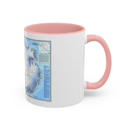 Antarctica (1987) (Map) Accent Coffee Mug