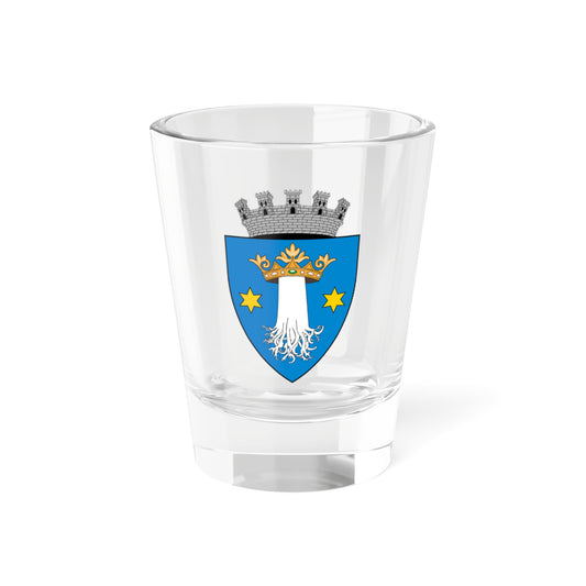 Coa Romania Town Feketehalom (Oman) (Coat of Arms) Shot Glass 1.5oz