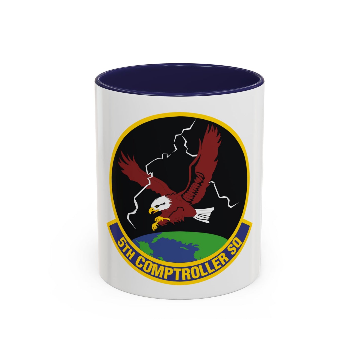 5 Comptroller Squadron AFGSC (U.S. Air Force) Accent Coffee Mug
