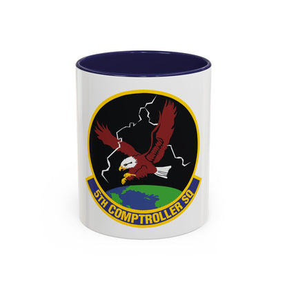 5 Comptroller Squadron AFGSC (U.S. Air Force) Accent Coffee Mug