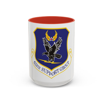 613th Support Group (U.S. Air Force) Accent Coffee Mug