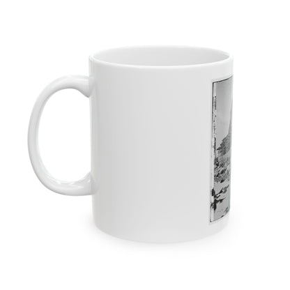 Charleston, S.C. Palmetto Reinforcements On The Channel Side Of Fort Sumter (U.S. Civil War) White Coffee Mug