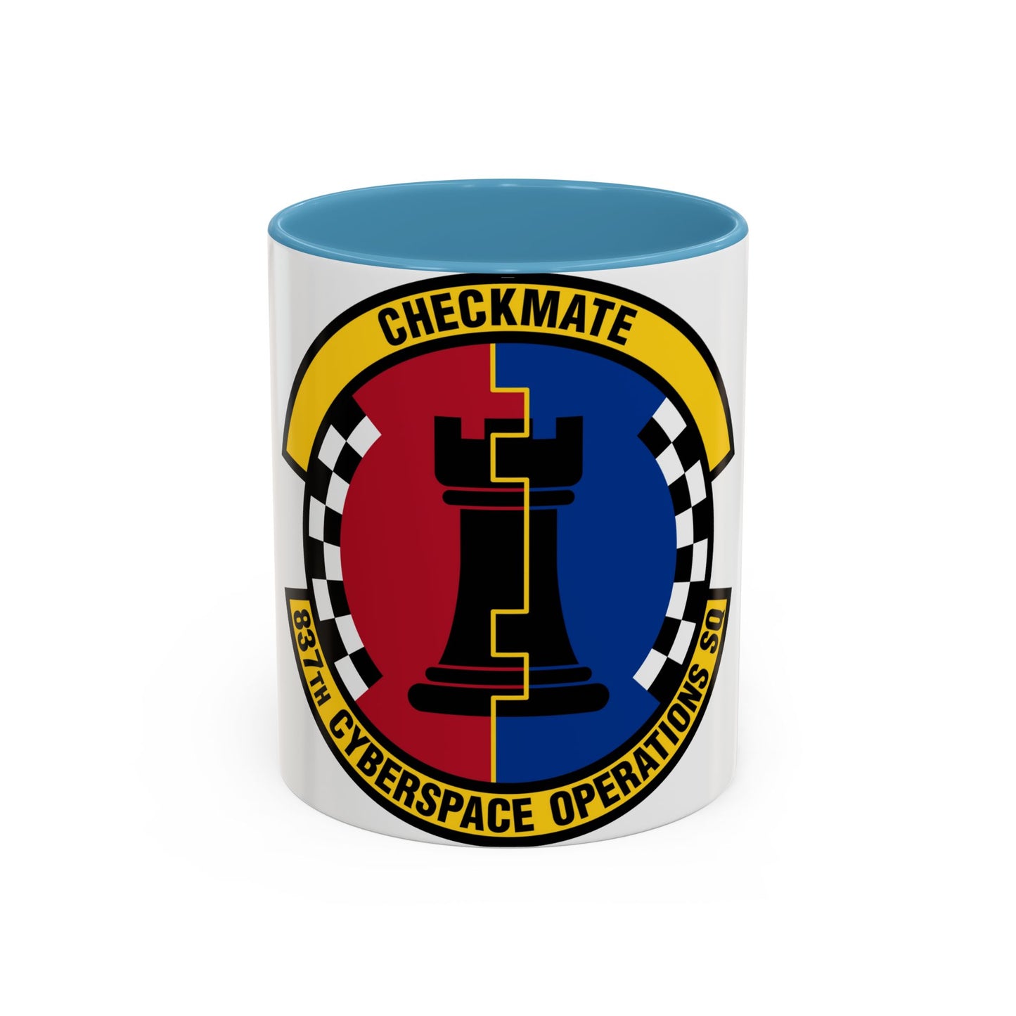 837 Cyberspace Operations Squadron ACC (U.S. Air Force) Accent Coffee Mug