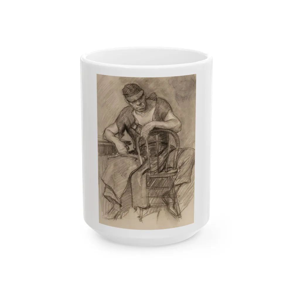 Female figure studies (1) - White Coffee Mug-15oz-Go Mug Yourself