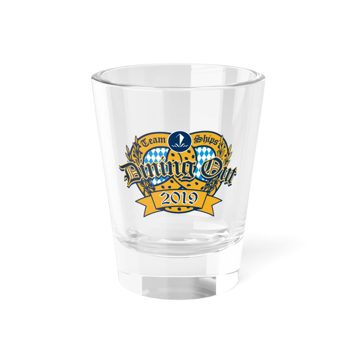 Team Ships Dining Out 2019 (U.S. Navy) Shot Glass 1.5oz-1.5oz-Go Mug Yourself