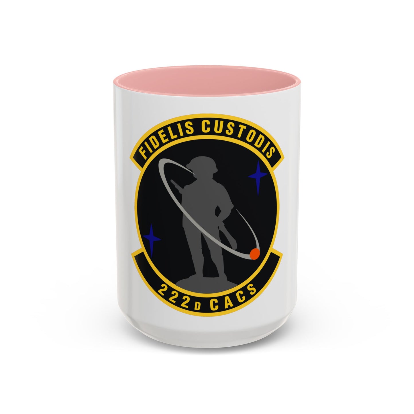 222d Command & Control Squadron (U.S. Air Force) Accent Coffee Mug