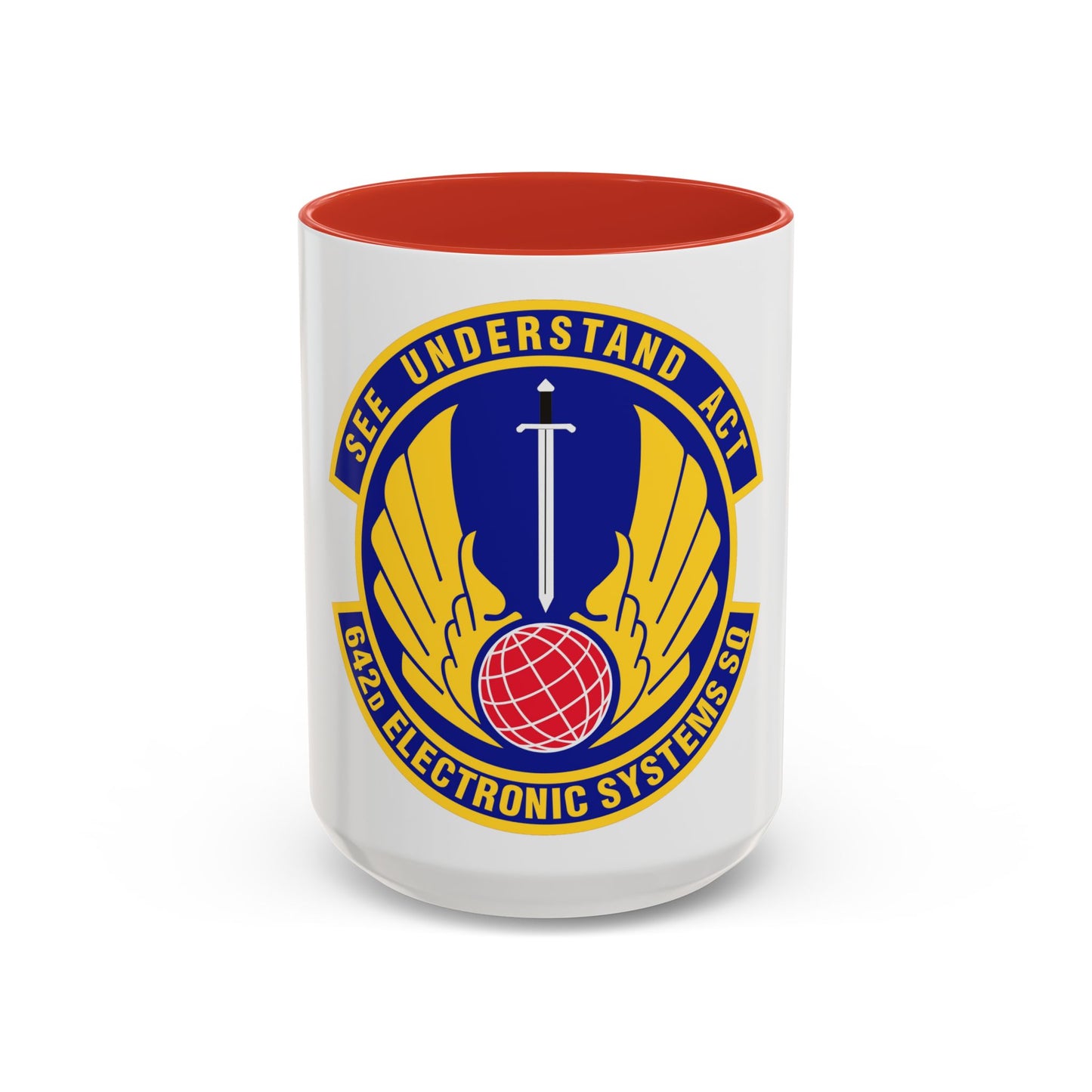 642d Electronic Systems Squadron (U.S. Air Force) Accent Coffee Mug