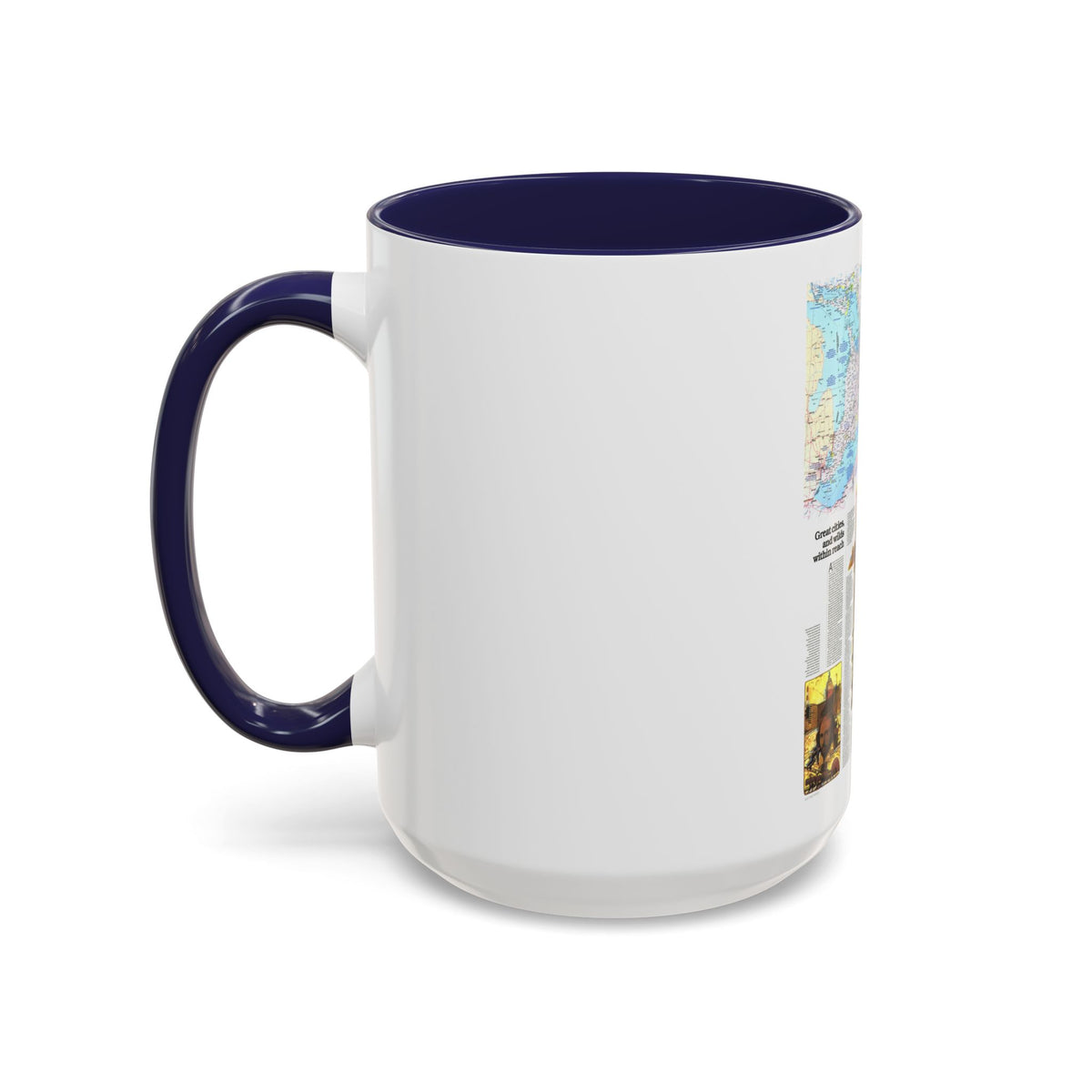Canada - Ontario, Great Cities (1978) (Map) Accent Coffee Mug