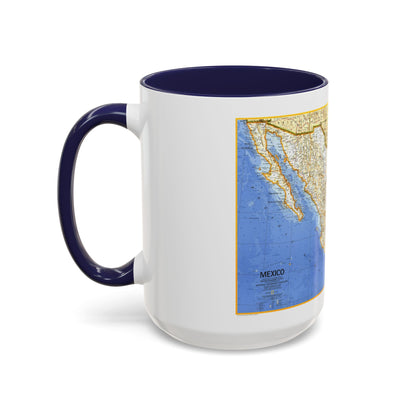 Central America - Mexico (1973) (Map) Accent Coffee Mug