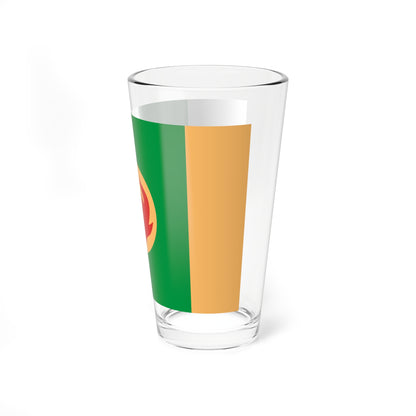 Flag of Pikalyovo Leningrad oblast (Russia) Pint Glass 16oz