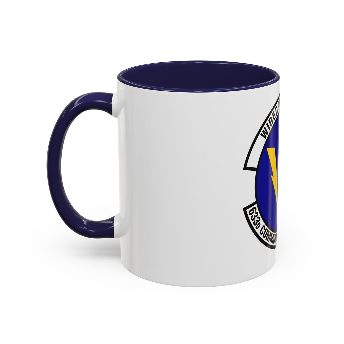 633d Communications Squadron (U.S. Air Force) Accent Coffee Mug