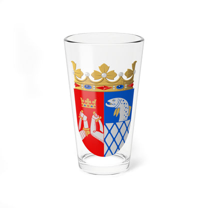 Kymen lääni.vaakuna (Finland) (Coat of Arms) Pint Glass 16oz